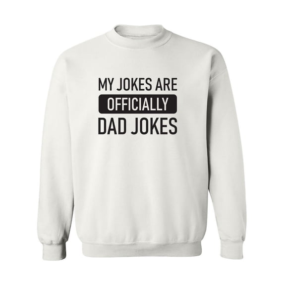Official Dad Jokes Crewneck Sweatshirt