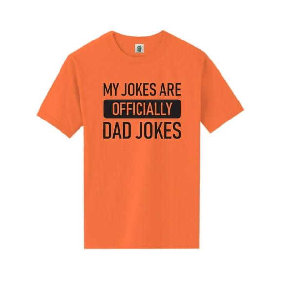 Official Dad Jokes Short Sleeve Neon T-Shirt