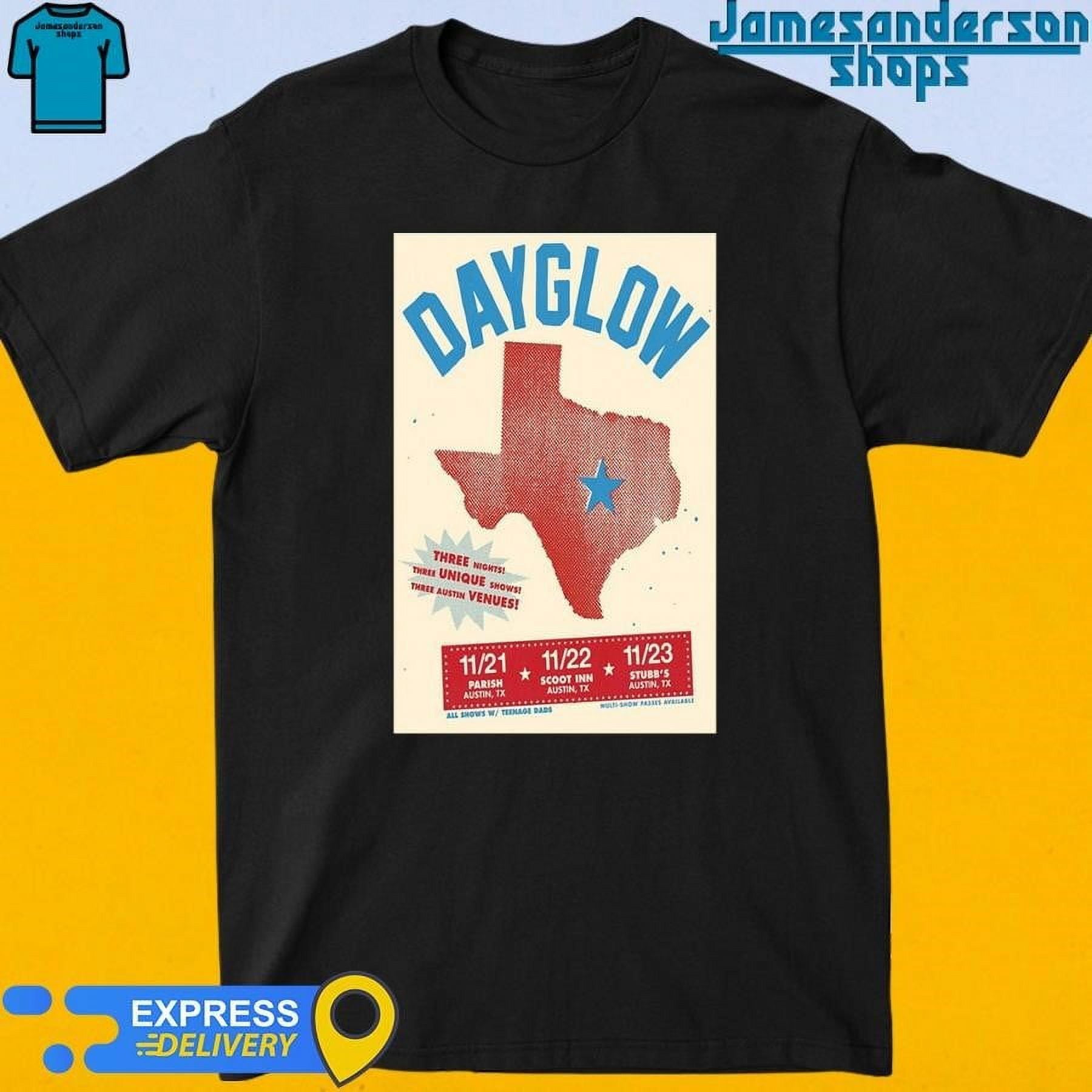 Official Dayglow November 2113 2024 Austin Texas Poster Shirt