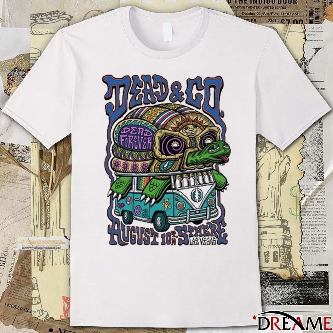 Official Dead And Co Aug 10 2024 Sphere Las Vegas Nv Tshirt