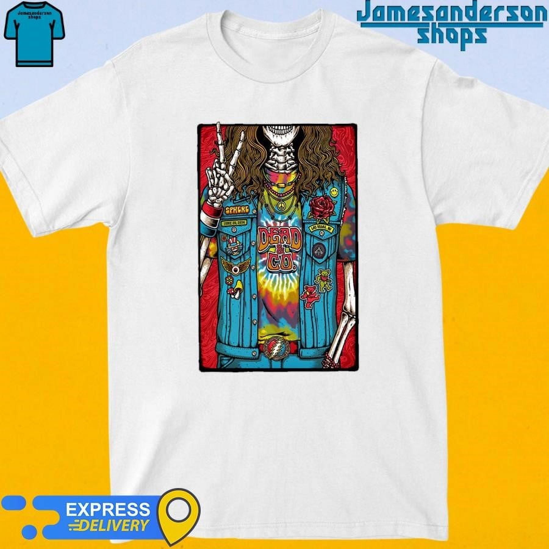 Official Dead And Company Sphere Las Vegas Nv June 20 2024 Poster Shirt