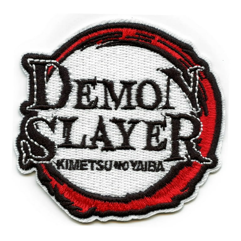 Official Demon Slayer Patch Anime Logo Embroidered Iron On