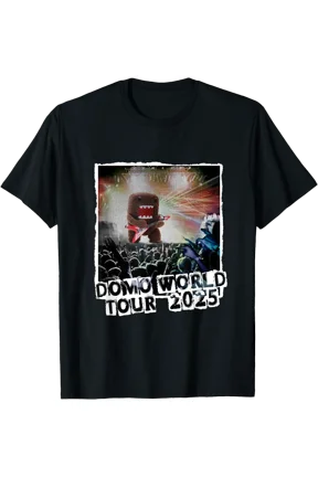 Official Domo Merchandise Y2K Era Fandom | World Tour T-Shirt