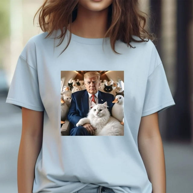 Official Donald Trump Duck Cat Vote 2024 T-shirt - Walmart.com