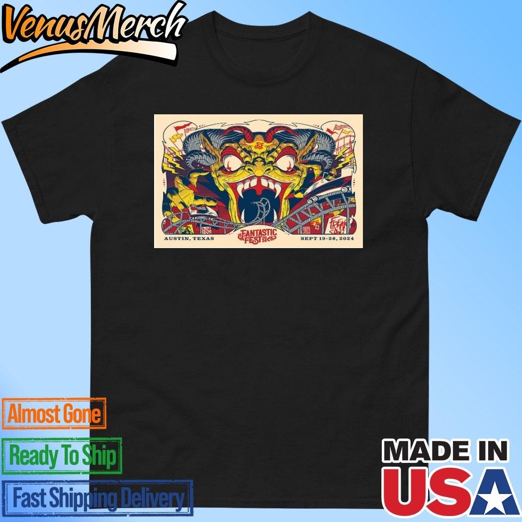 Official Fantastic Fest Austin Texas September 1926 2024 Tour Poster