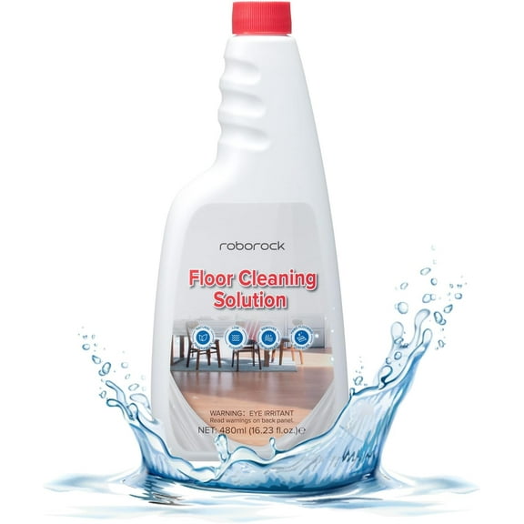 Official Floor Cleaning Solution, Floor Cleaner for Hardwood Tile Hardfloor, Compatible Robot Vacuums with Mopping and Wet Dry Vacuum, 16.2 FL OZ, Dilution Ratio 1:200