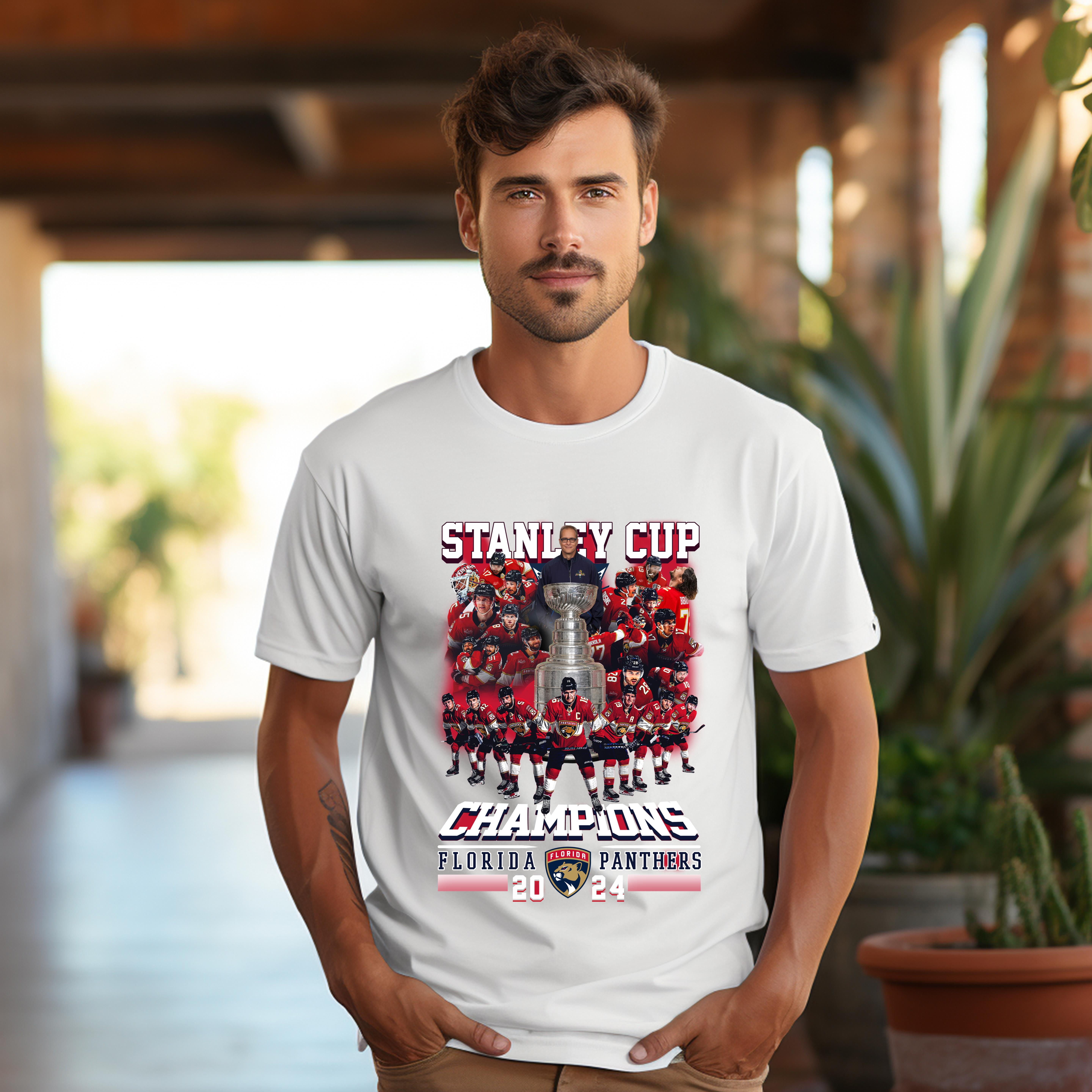 Official Florida Panther Champions Stanley Cup 2024 Title The Keeper