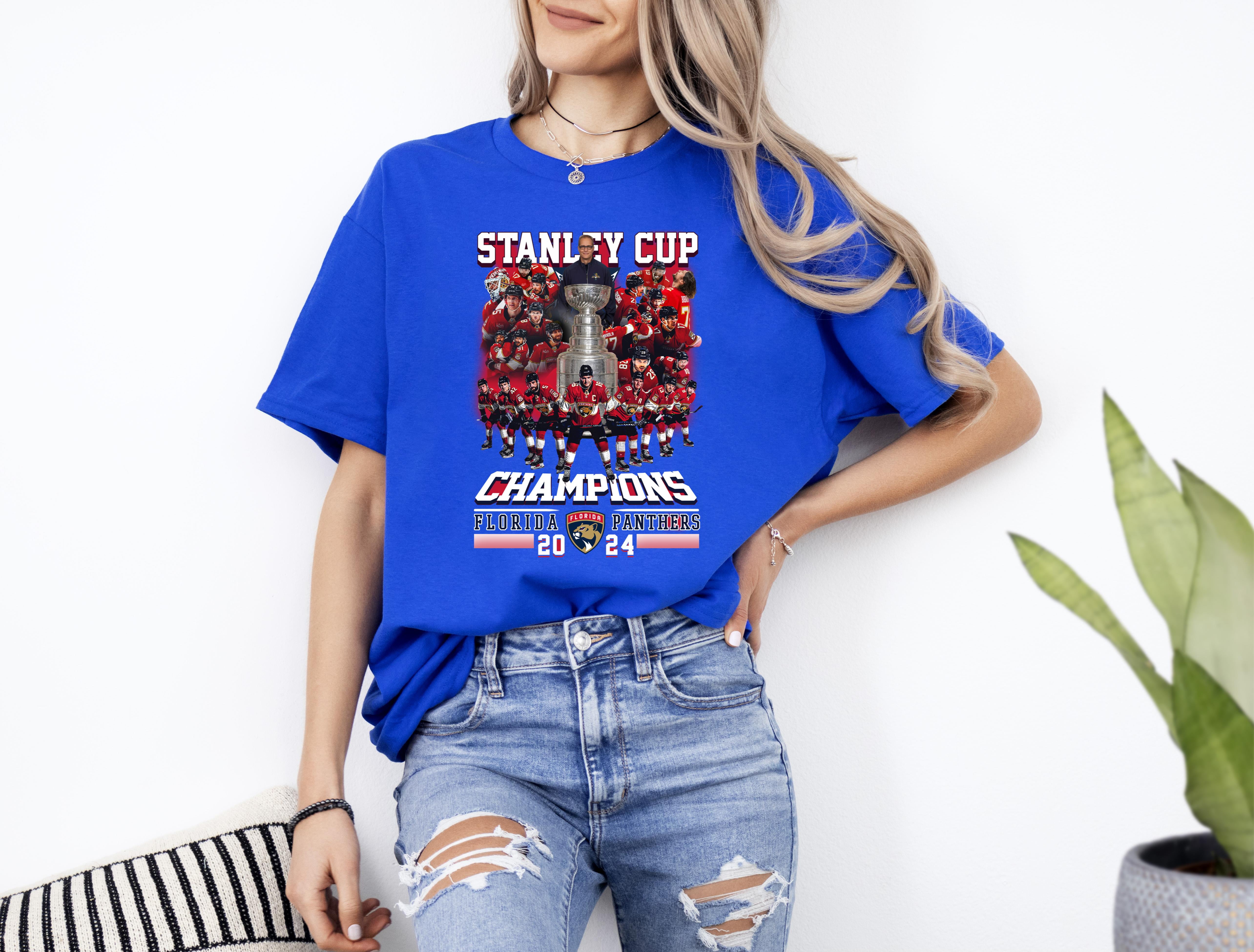 Official Florida Panther Champions Stanley Cup 2024 Title The Keeper