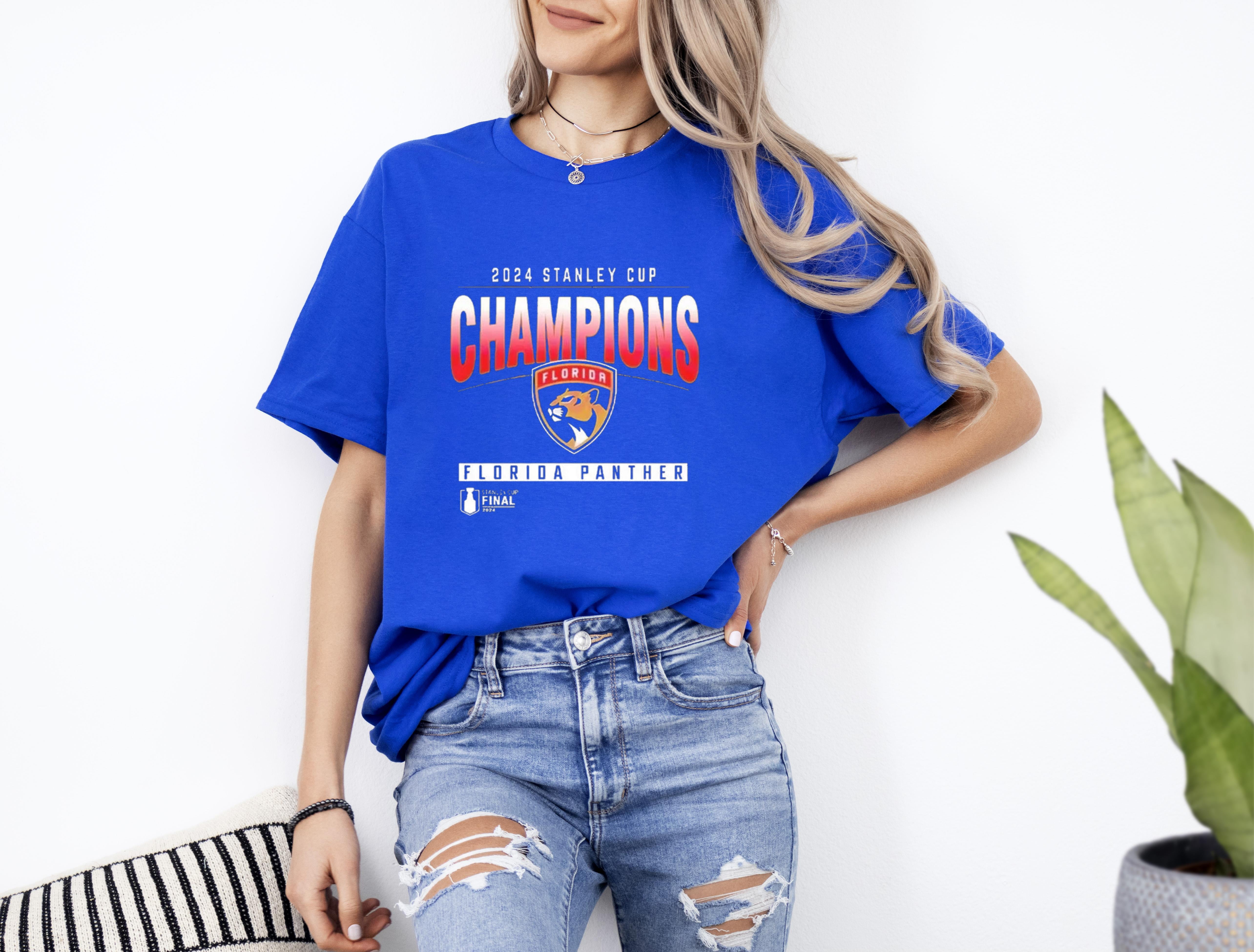 Official Florida Panthers Nhl 2024 Stanley Cup Champions Premium UNISEX