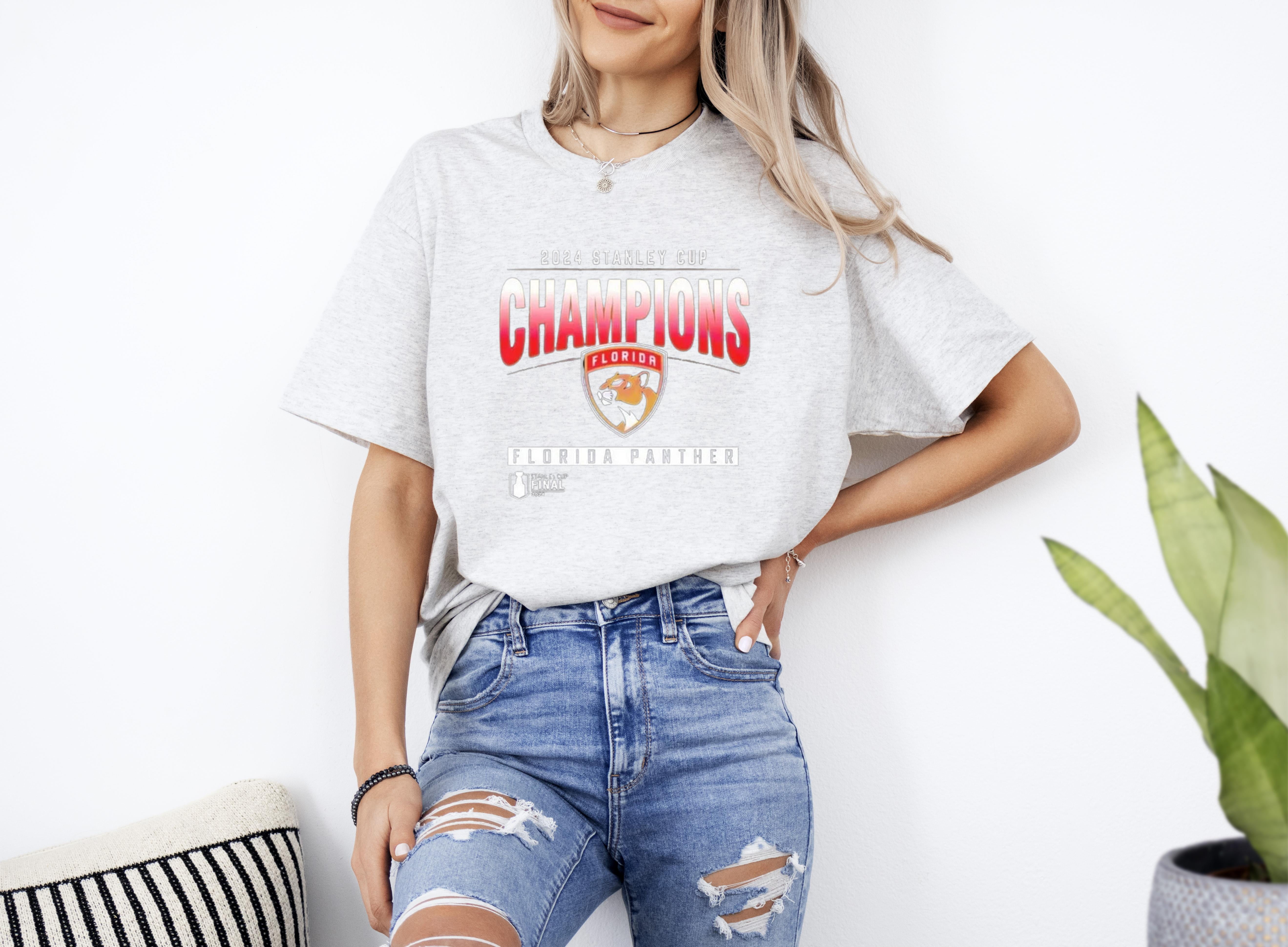 Official Florida Panthers Nhl 2024 Stanley Cup Champions Premium UNISEX