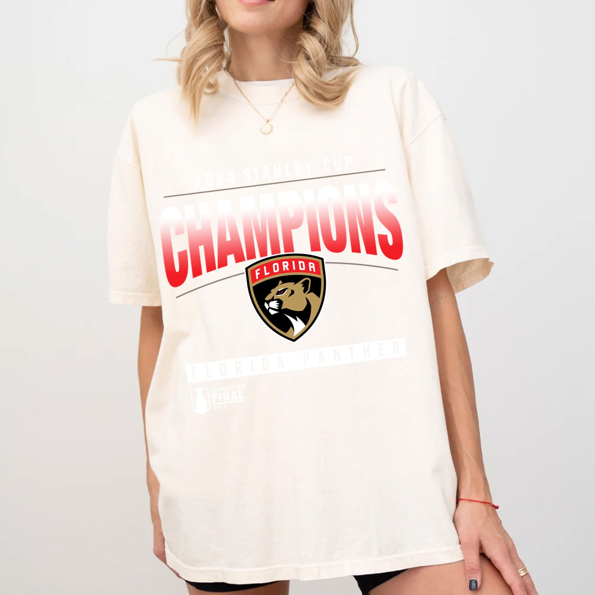 Official Florida Panthers Nhl 2024 Stanley Cup Champions Premium Unisex