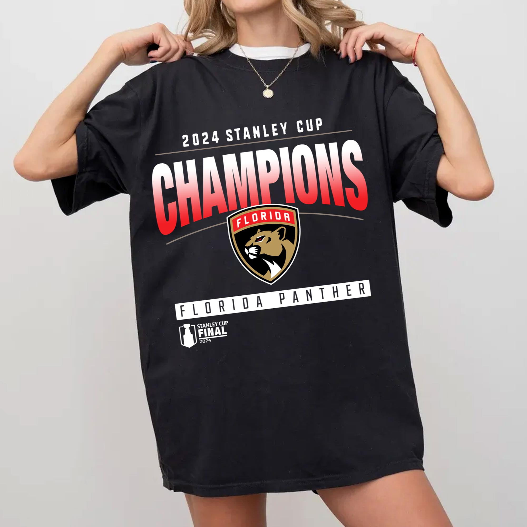 Official Florida Panthers Nhl 2024 Stanley Cup Champions Premium Unisex