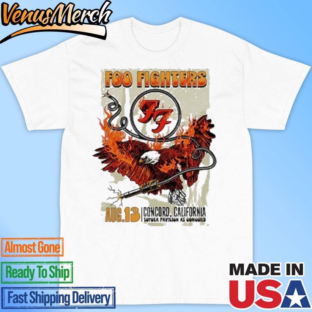 Official Foo Fighters In Concord California On August 13 2024 Tour
