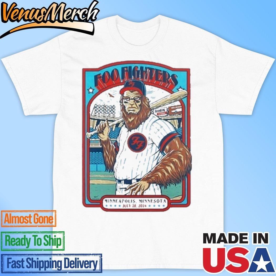 Official Foo Fighters Tour 2024 Minneapolis Mn Shirt