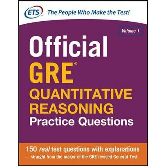 Pre-Owned Official GRE Quantitative Reasoning Practice Questions (Paperback) 007183432X 9780071834322