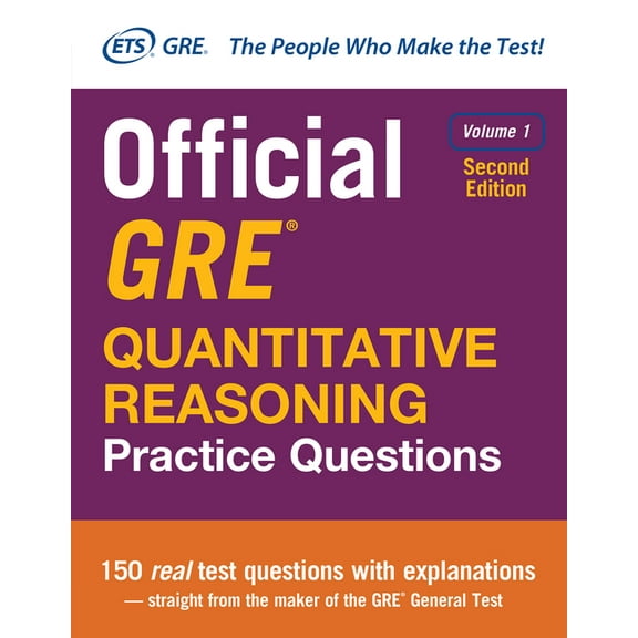 Official GRE Quantitative Reasoning Practice Questions, Second Edition, Volume 1 (Paperback)