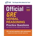 thumbnail image 1 of Pre-Owned Official GRE Verbal Reasoning Practice Questions, Second Edition, Volume 1 (Paperback) 1259863484 9781259863486, 1 of 1