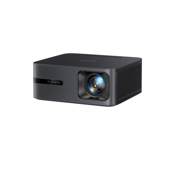 Official Google TV 14.0 Projector, 4K Supported, 1100 ANSI Lumens, MEMC, HDR10, 30W Dolby Audio, Smart Auto Focus, WiFi 6 & Bluetooth Home Theater Projector for Outdoor Movies
