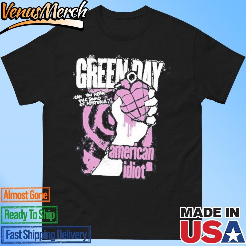 Official Green Day Can You Hear The Sound Of Hysteria Shirt