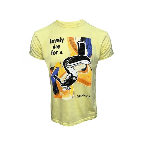 Official Guinness Yellow Lovely Day T-Shirt