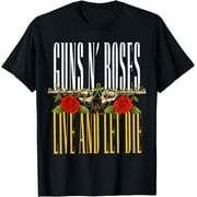 LINCUN Official Guns N' Roses Live and Let Die T-Shir