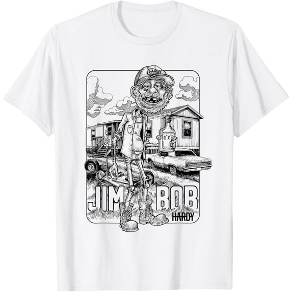 Official Hardy Jim Bob T-Shirt Unisex S-5XL Hot Trending Shirt, Vintage Birthday Gift