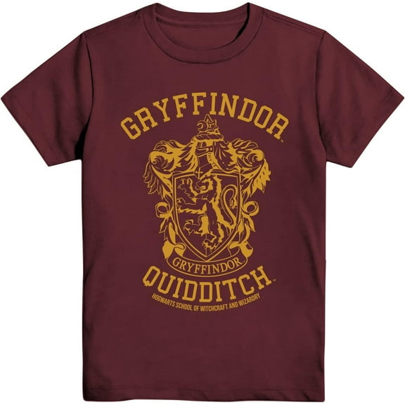 Official Harry Potter Gryffindor Slytherin Ravenclaw Hufflepuff Quidditch Team T-Shirt