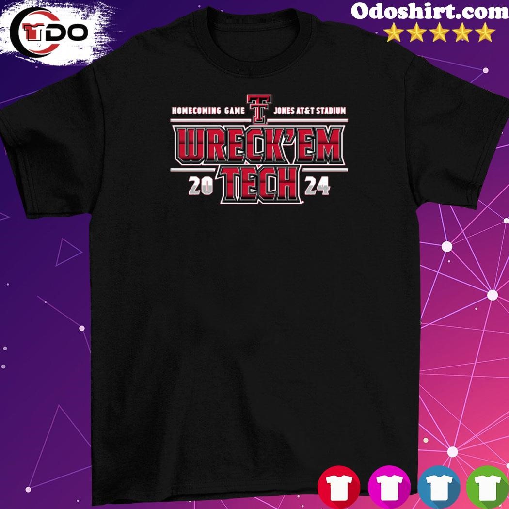 Official Game Jones At T Stadium Wreck Em Tech 2024 Shirt