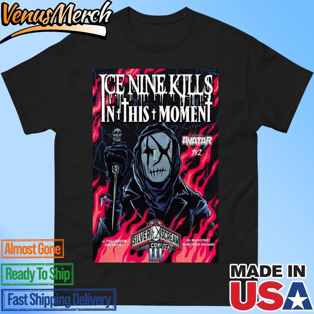 Official Ice Nine Kills September 14 2024 Worcester Ma Poster Shirt
