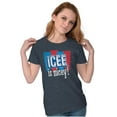 thumbnail image 1 of Official Icee Is Nice Funny Logo Women's T Shirt Ladies Tee Brisco Brands S, 1 of 4