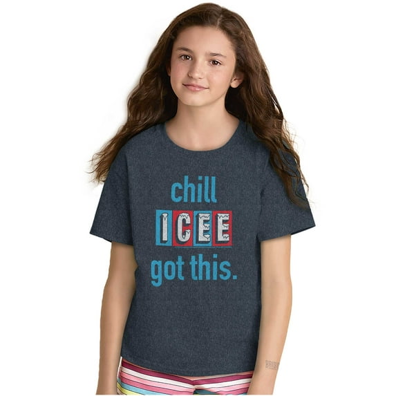 Official Icee Logo Chill I Got This Crewneck T Shirts Boy Girl Teen Brisco Brands L