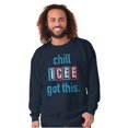 thumbnail image 1 of Official Icee Logo Chill I Got This Unisex Plus Size Sweatshirt Brisco Brands 2X, 1 of 5