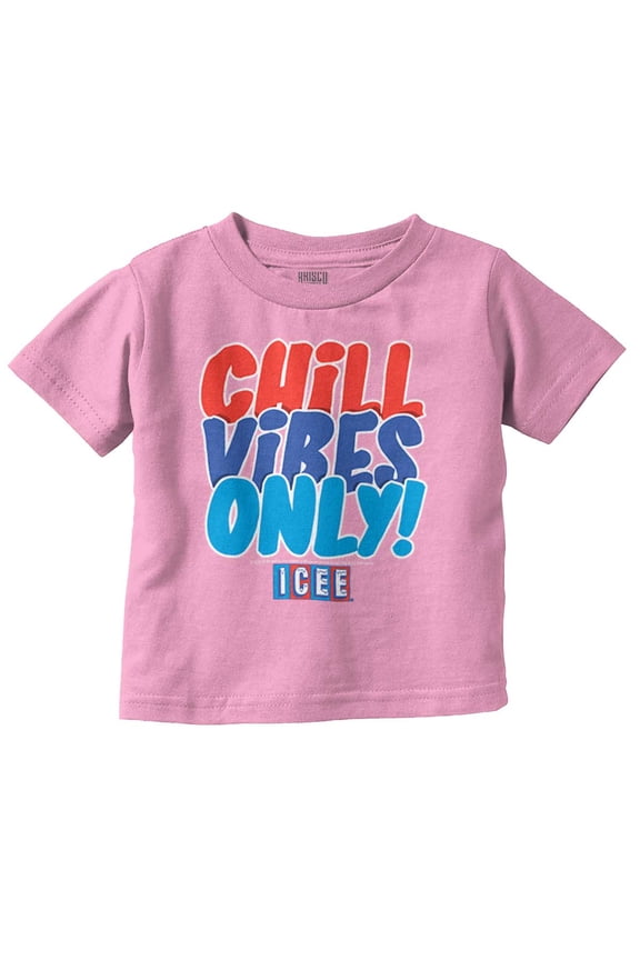 Official Icee Logo Chill Vibe Only Toddler Boy Girl T Shirt Infant Toddler Brisco Brands 12M