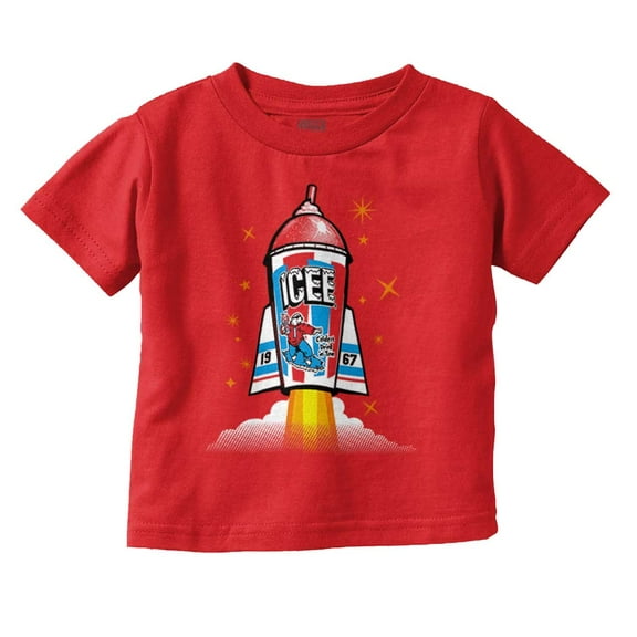 Official Icee Logo Rocket Toddler Boy Girl T Shirt Infant Toddler Brisco Brands 3T
