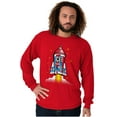 thumbnail image 1 of Official Icee Logo Rocket Unisex Plus Size Long Sleeve Tee Shirt Brisco Brands 2X, 1 of 5