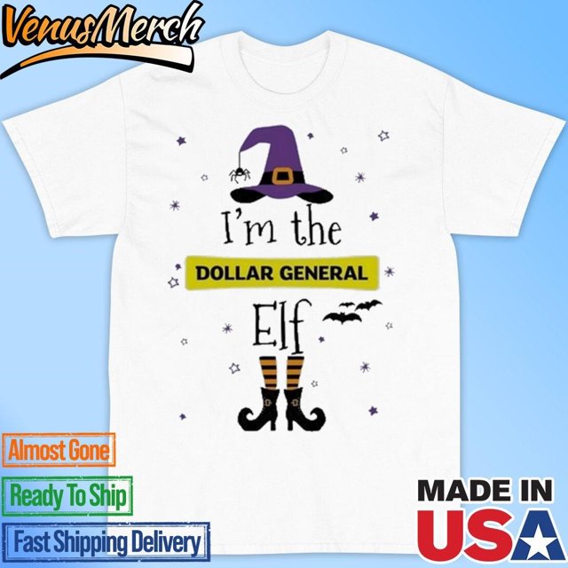 Official Im The Elf Witch Dollar General Halloween 2024 Shirt