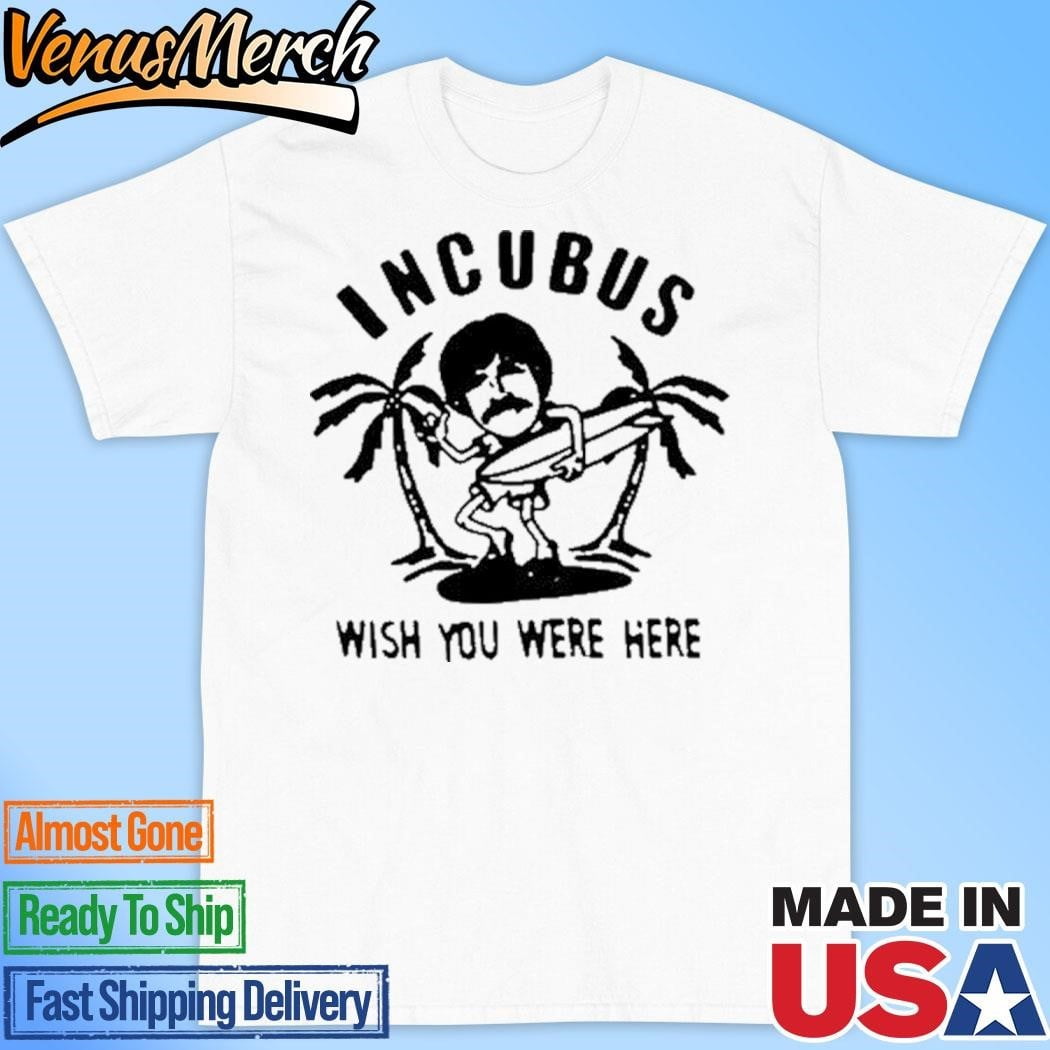 Official Incubus Wish You Were Here T-shirt - Walmart.com