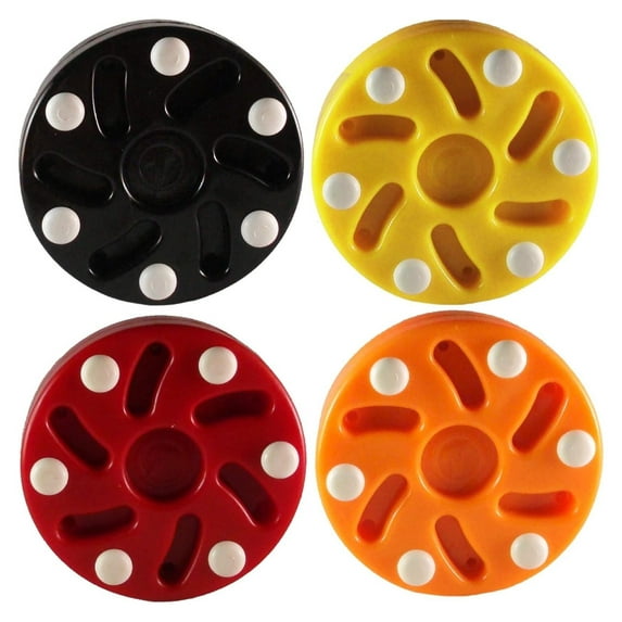 Official Inline Hockey Pucks 4 Pack