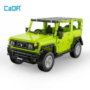 Official JIMNY SUV CaDA Replica - Highly Detailed Model with Dual-Mode Operation, APP-Controlled Gameplay, and LED Light Feature
