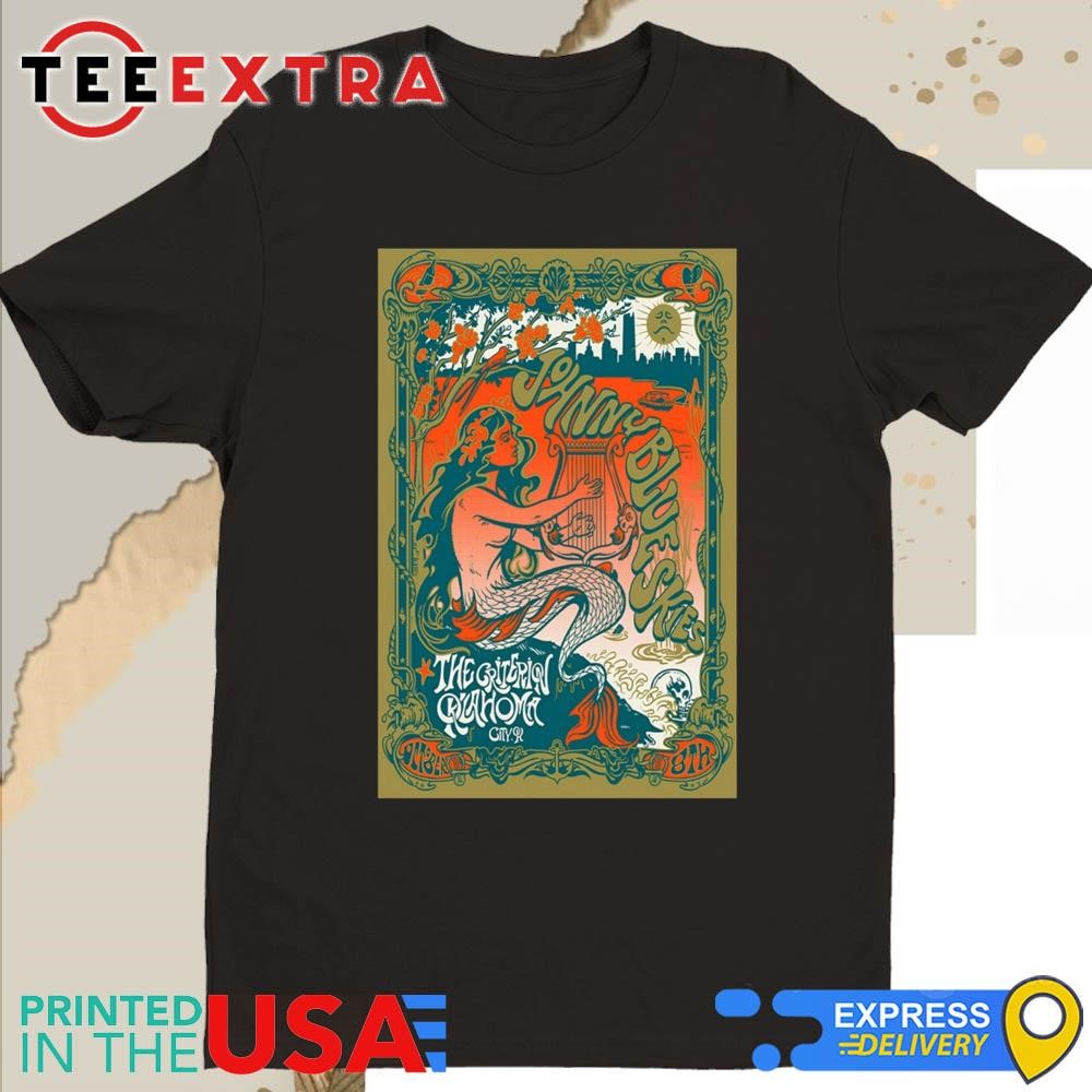 Official Johnny Blue Skies October 08 2024 The Criterion In Oklahoma City Event Shirt Copy