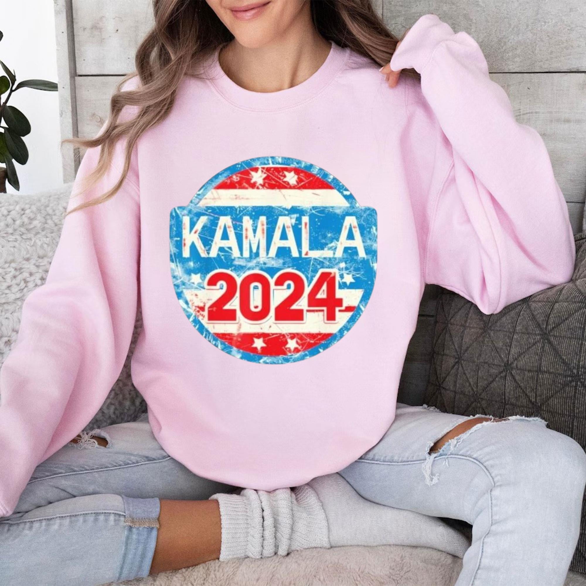 Official Kamala Harris election 2024 president comma LA la Tshirt