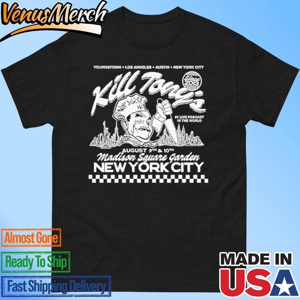 Official Kill Tony Pizza Box August 910 Madison Square Garden Nyc