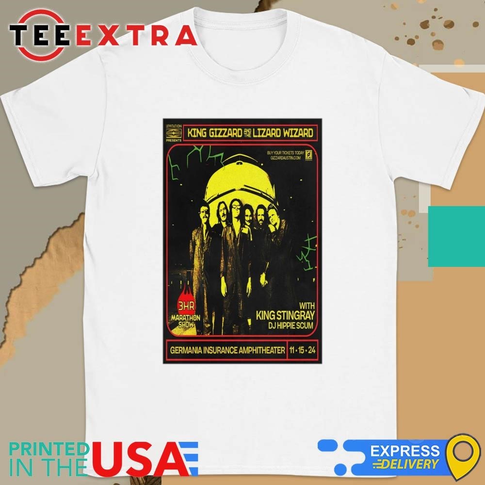 Official King Gizzard The Lizard Wizard Germania Insurance Amphitheater