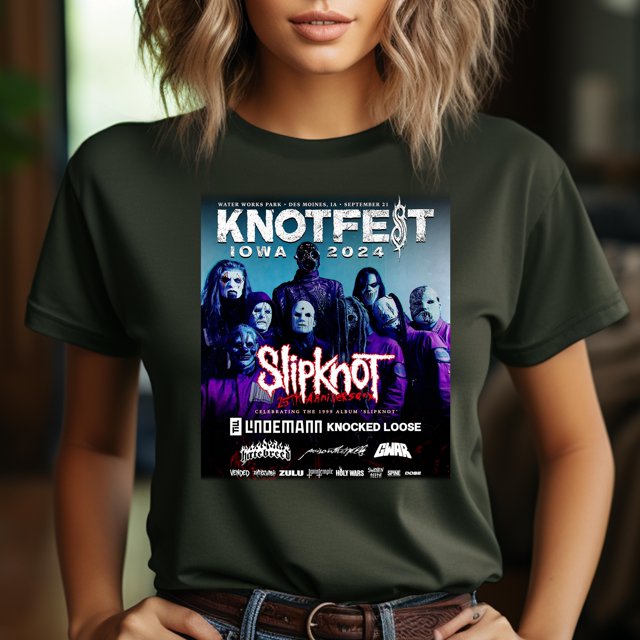 Official Knotfest Iowa 2024 Water Park Des Moines IA September Slipknot