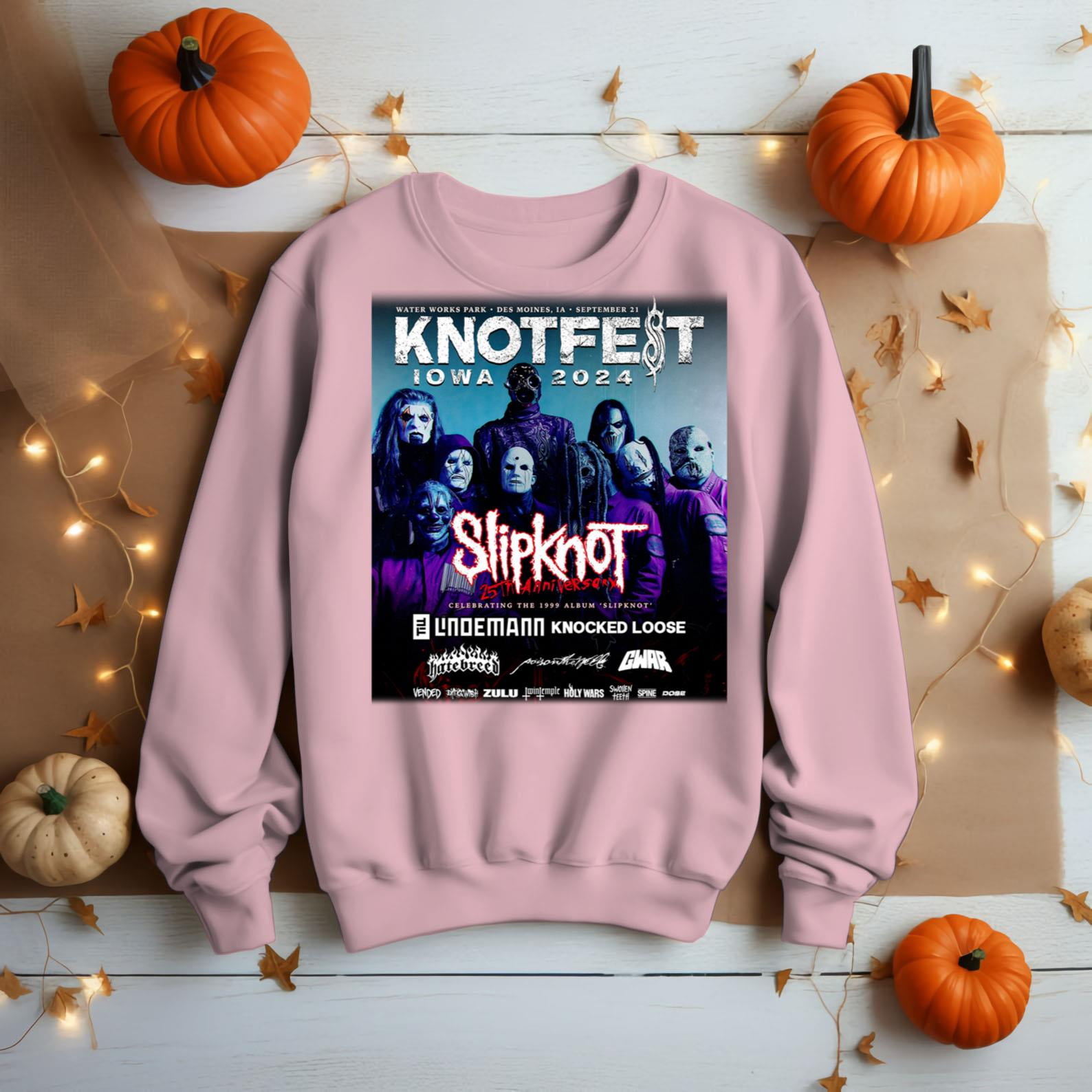 Official Knotfest Iowa 2024 Water Park Des Moines IA September Slipknot