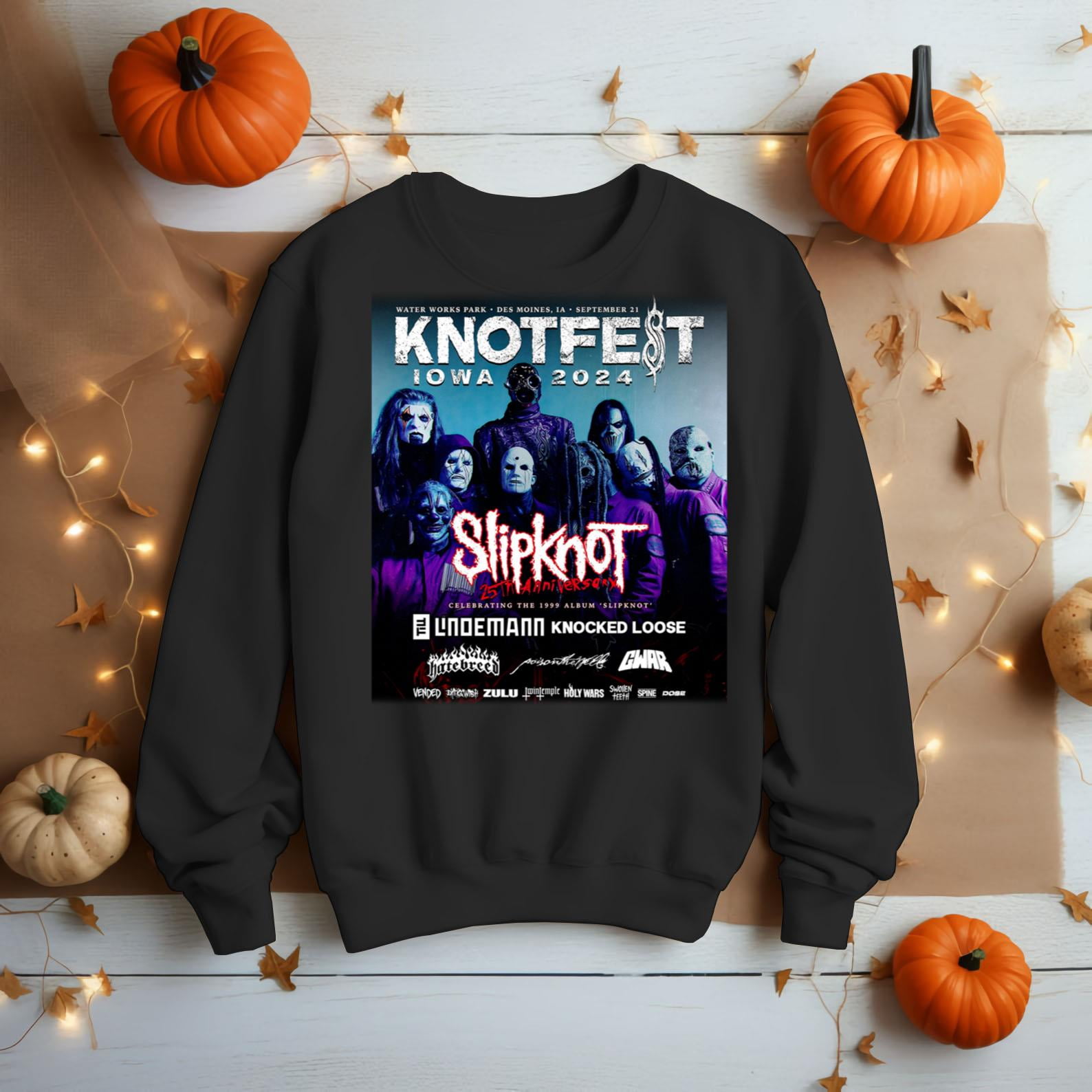 Official Knotfest Iowa 2024 Water Park Des Moines IA September Slipknot