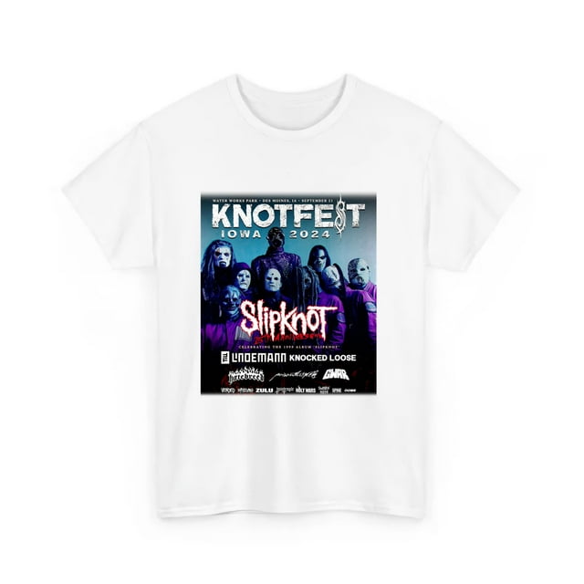 Official Knotfest Iowa 2024 Water Park Des Moines IA September Slipknot