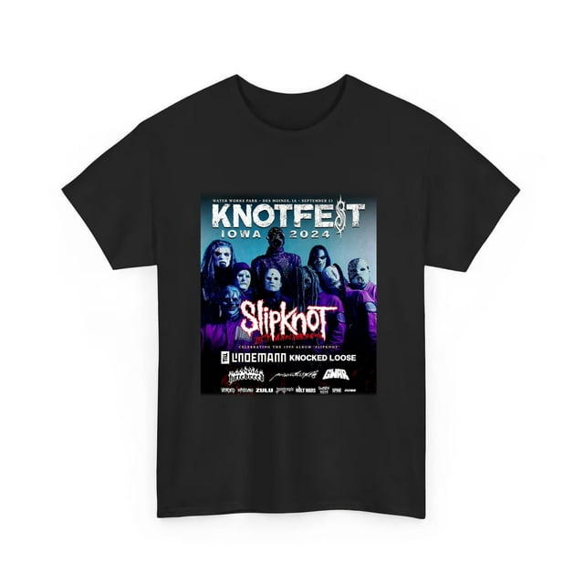 Official Knotfest Iowa 2024 Water Park Des Moines IA September Slipknot