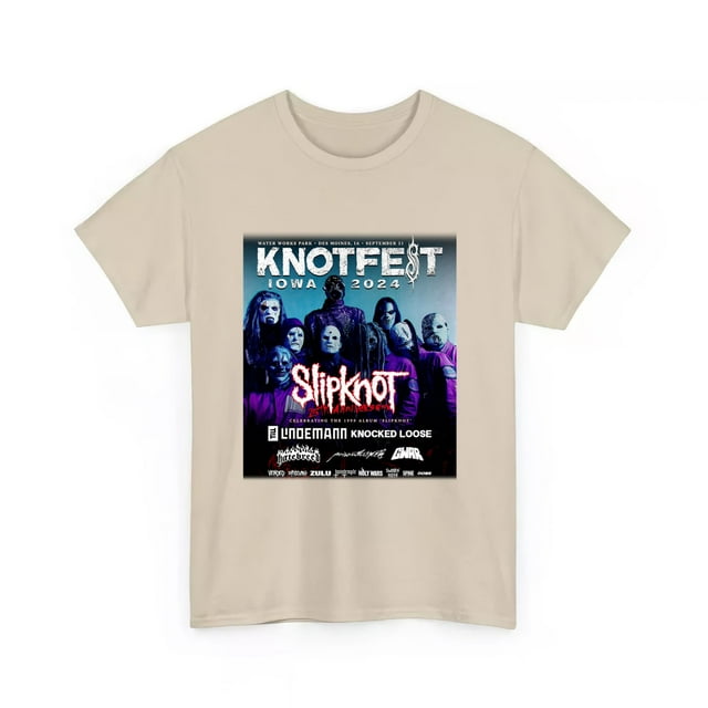 Official Knotfest Iowa 2024 Water Park Des Moines IA September Slipknot