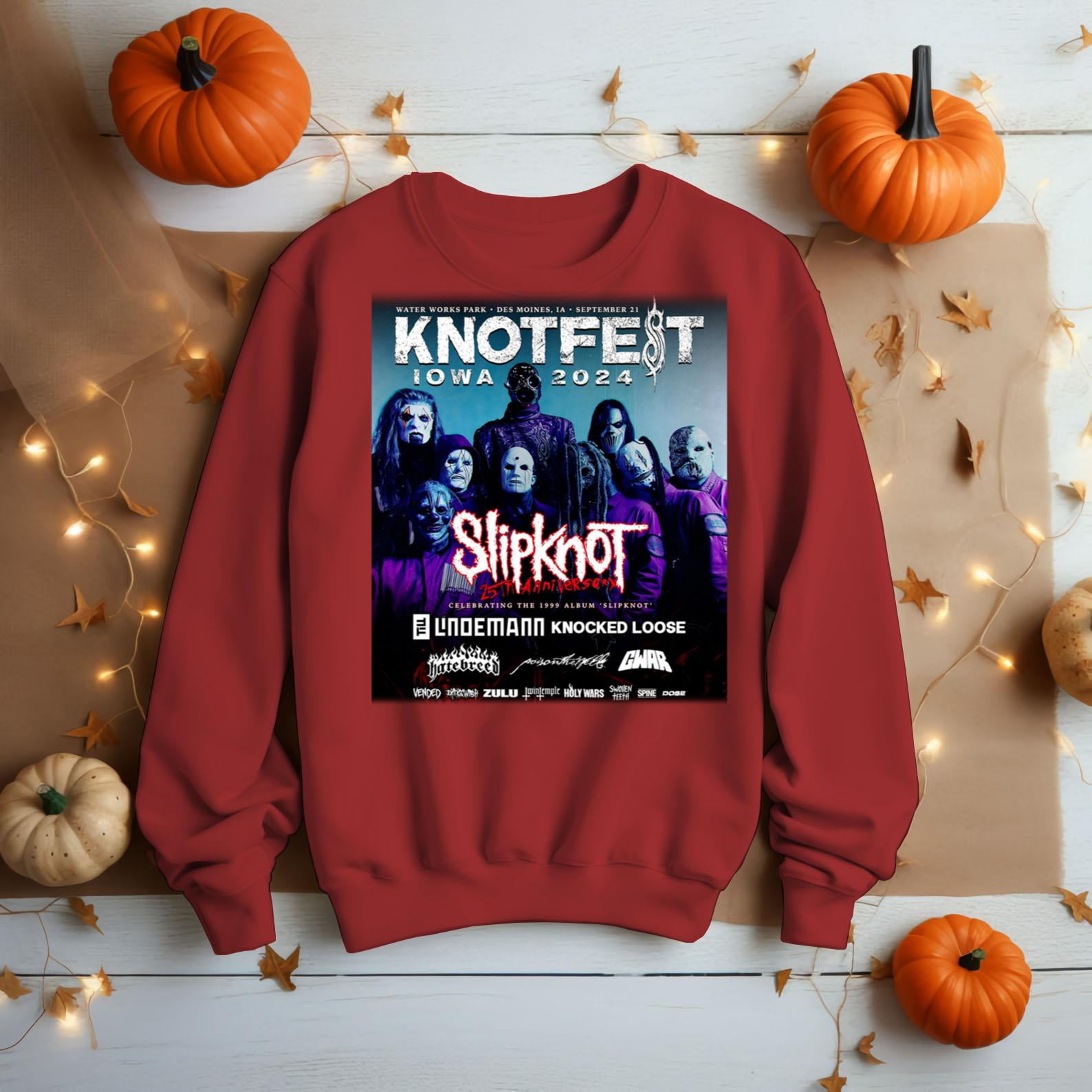 Official Knotfest Iowa 2024 Water Park Des Moines IA September Slipknot